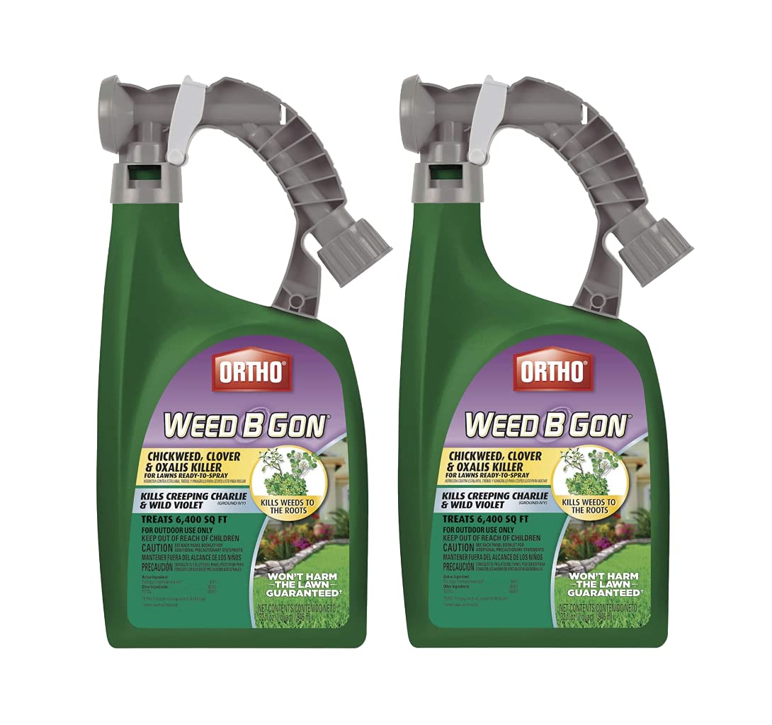Ortho Weed B Gon bottle ready-to-spray for lawn weed control.