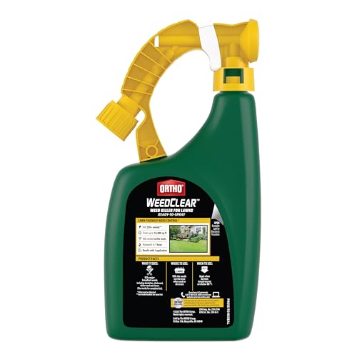 Ortho WeedClear broadleaf weed killer tackles dandelions and clover in lawns