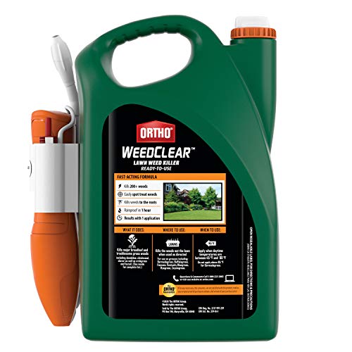 Ortho WeedClear targets crabgrass, dandelion, and clover for a healthier lawn.