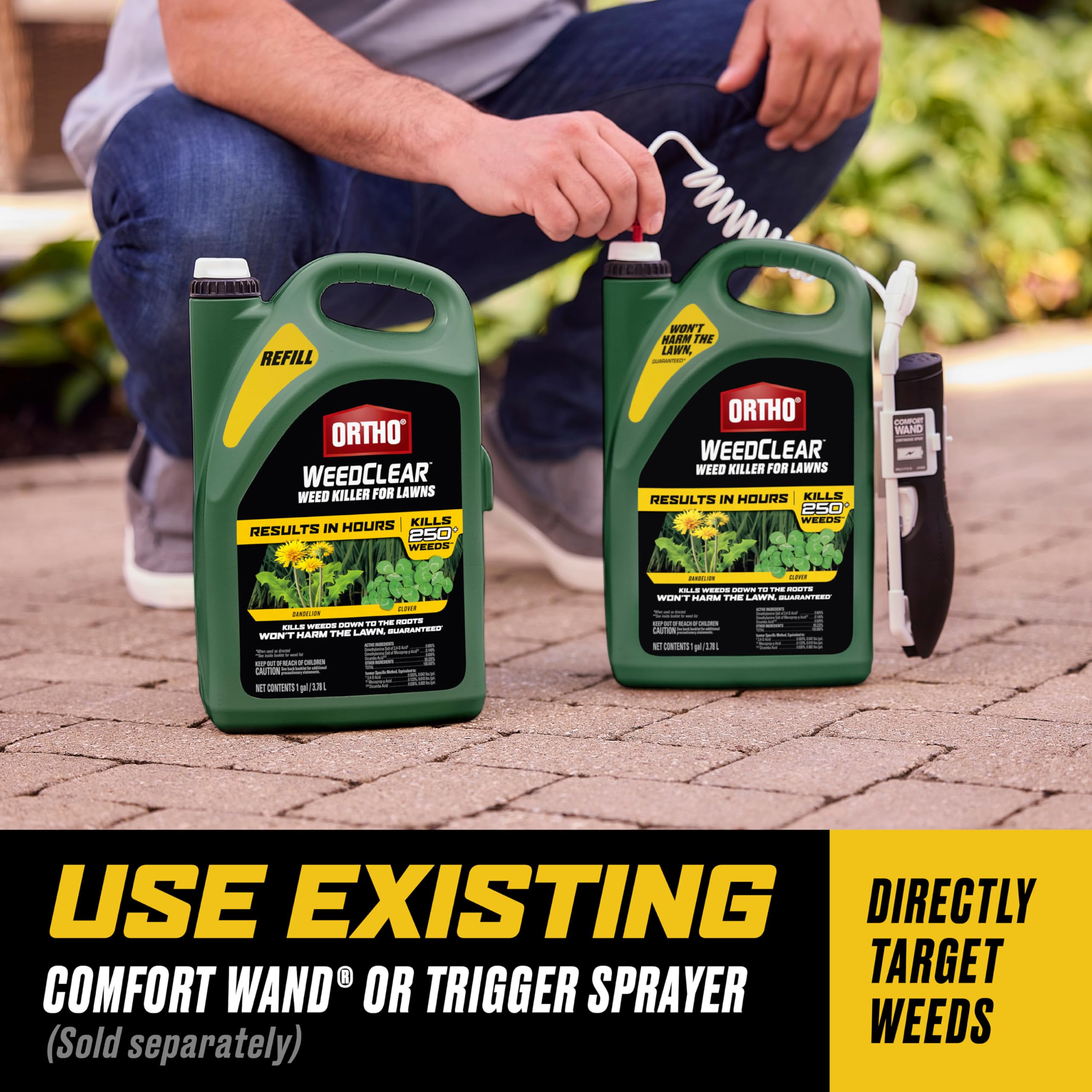 Ortho WeedClear supports lawns with St. Augustine and Bermudagrass.