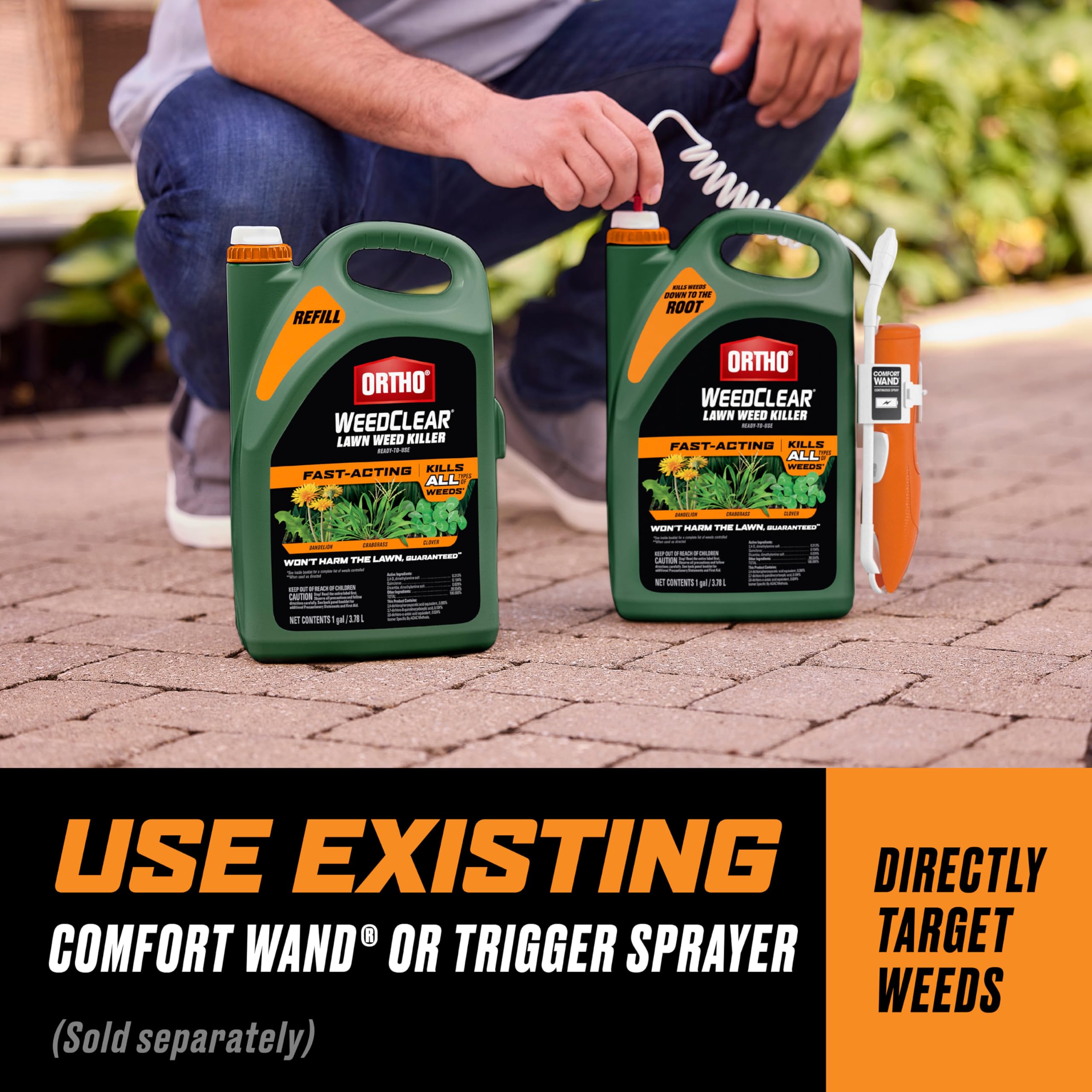 Ortho WeedClear compatible with Bermudagrass and other common lawn varieties