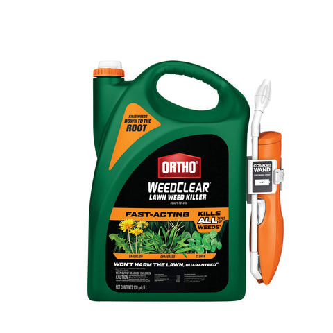 Ortho WeedClear bottle ready-to-use for lawn weed control, ideal for spot treatments.