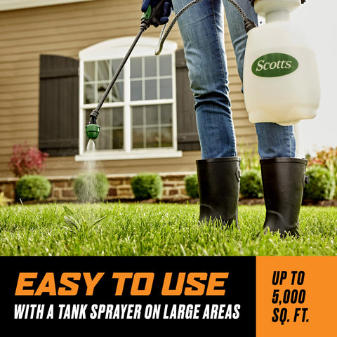 Ortho WeedClear tank sprayer compatibility and spray method