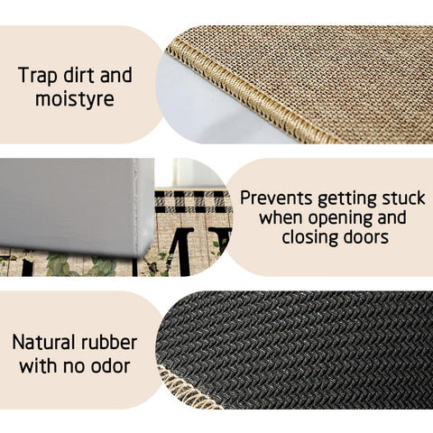 ORTIGIA burlap felt surface helps remove dirt from shoes.