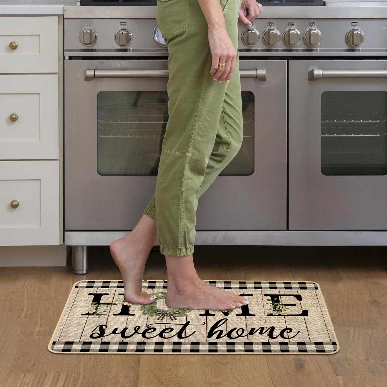 ORTIGIA Home Sweet Home doormat easy to shake, vacuum, or rinse clean