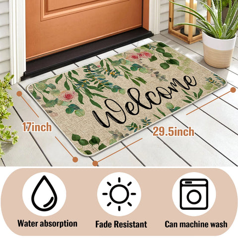 ORTIGIA non-slip back doormat keeps high-traffic entrances safe and stable.