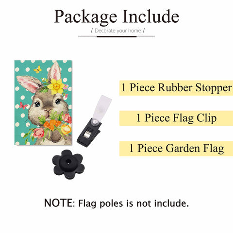 ORTIGIA spring garden decor flag brightening patios and entryways.