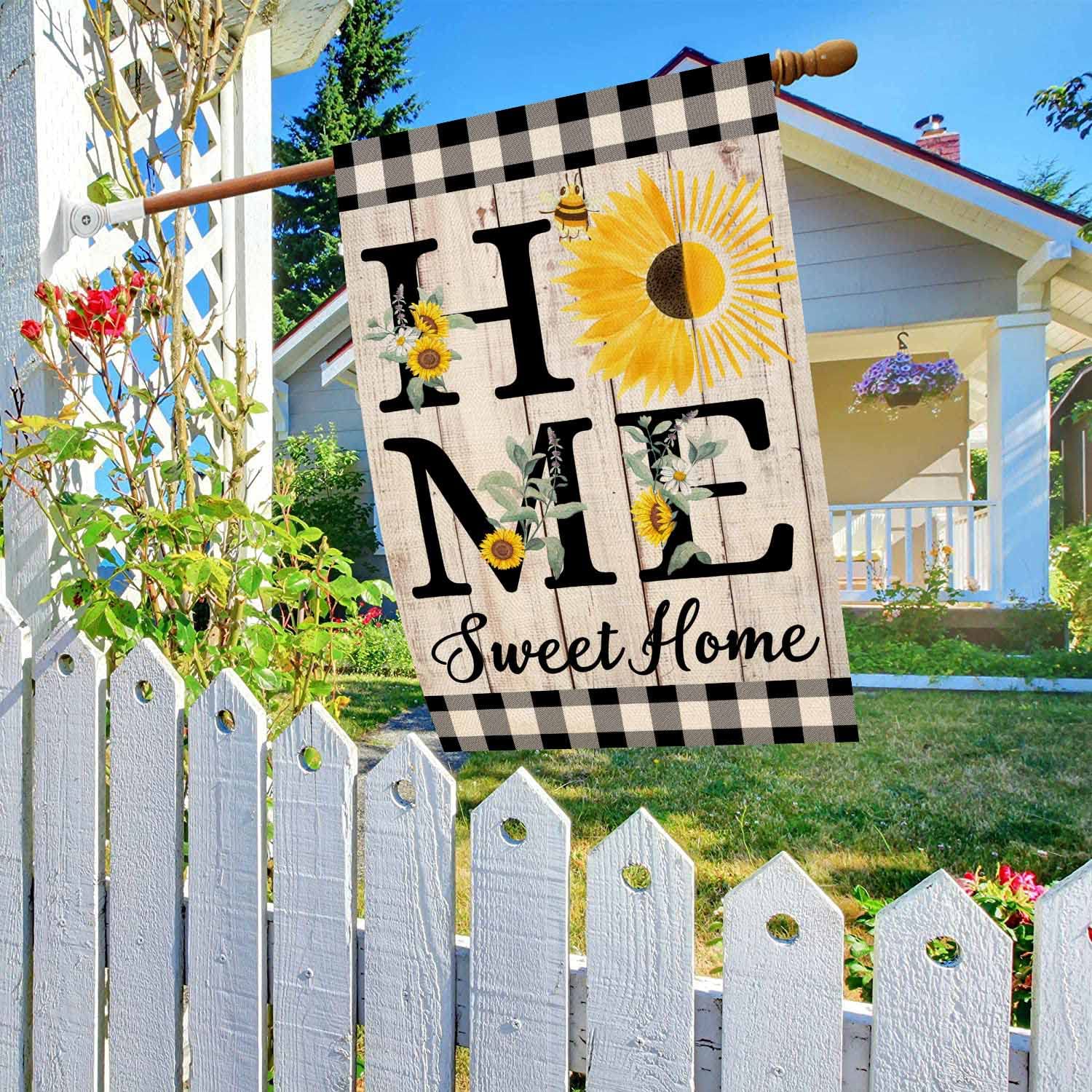 ORTIGIA Sunflower flag 28x40 inch adds welcoming curb appeal