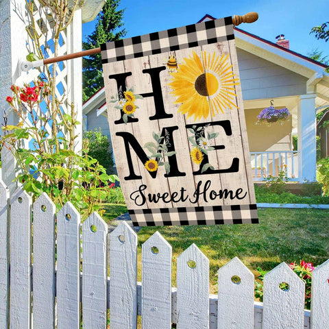 ORTIGIA Sunflower flag 28x40 inch adds welcoming curb appeal