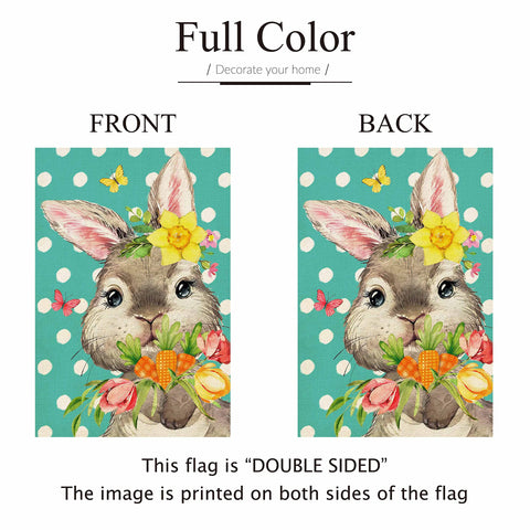 ORTIGIA weather-resistant burlap flag designed for year-round outdoor use.