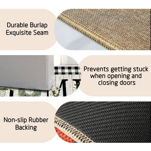 ORTIGIA easy-clean mat can be hosed or shaken for quick upkeep.