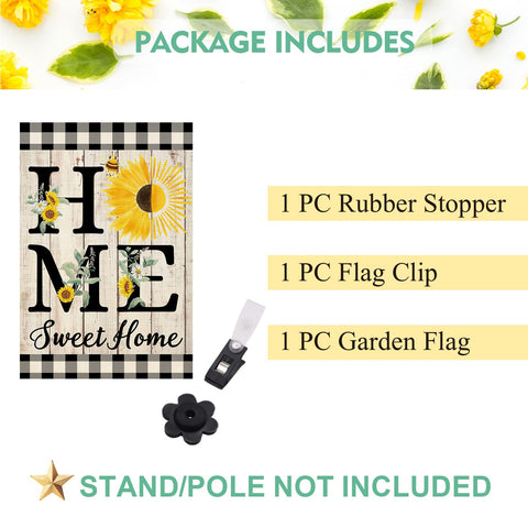 ORTIGIA Weather-resistant garden flag withstands outdoor conditions