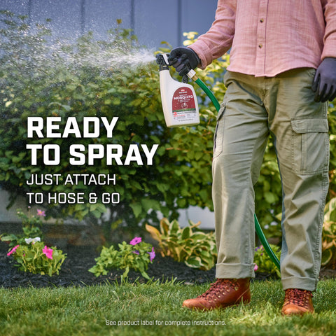 Ortho Home Defense targets ants, fleas, American dog ticks, and spiders in outdoor spaces