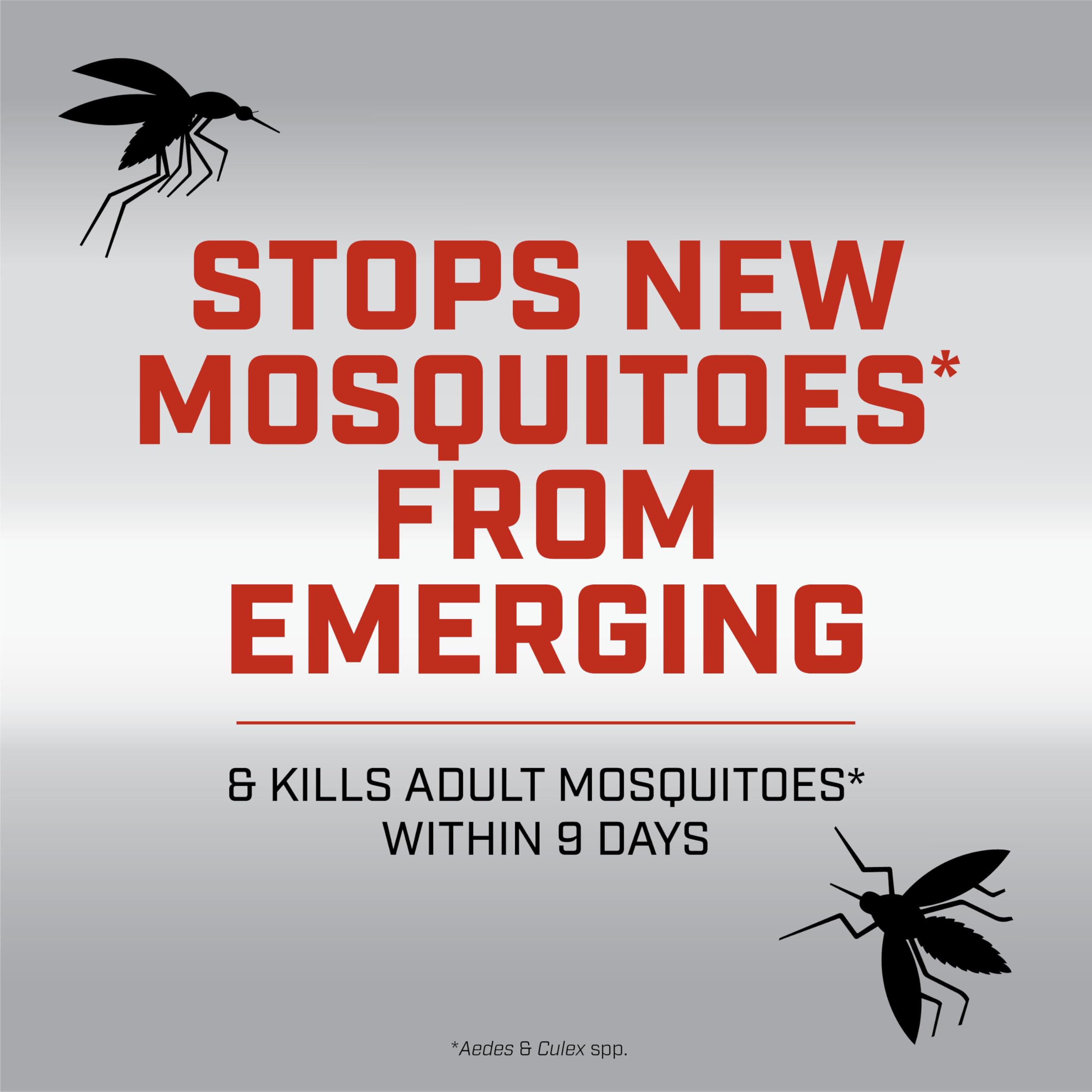 Ortho tablets included to support larvae prevention at breeding sites