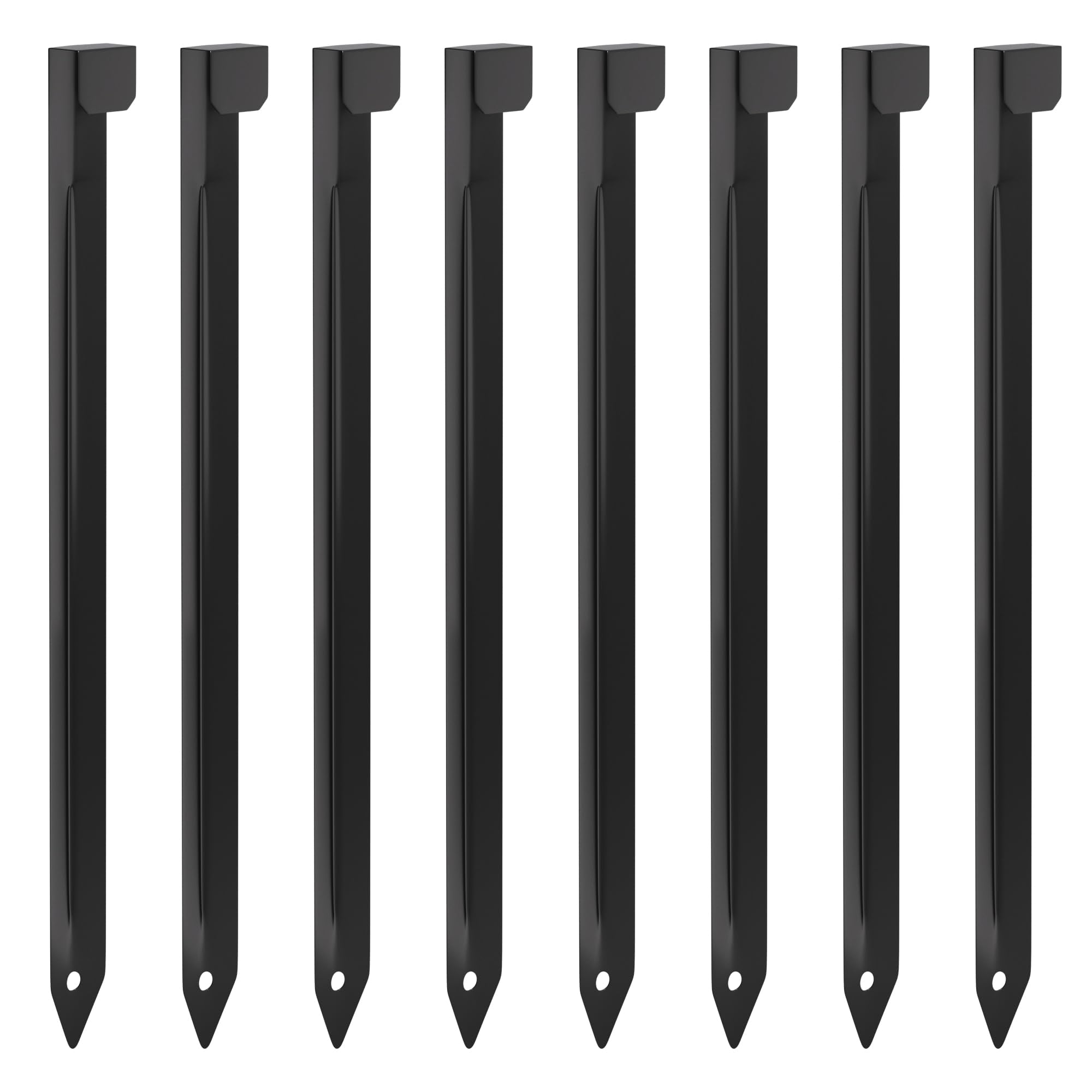 ORVPMVP 20pc metal landscape stakes bundle for durable garden edging.