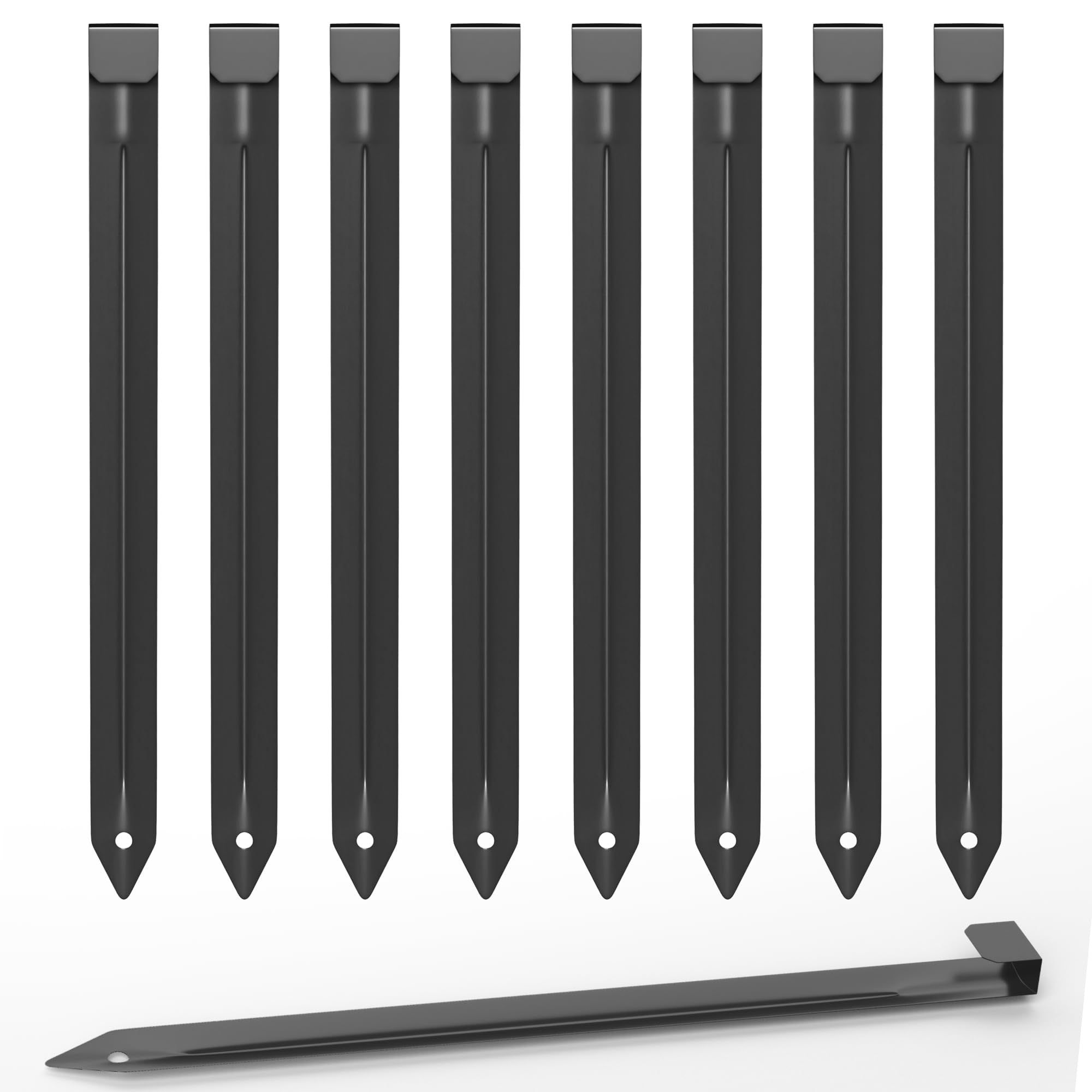 ORVPMVP versatile stakes for lawn liner and edging projects.