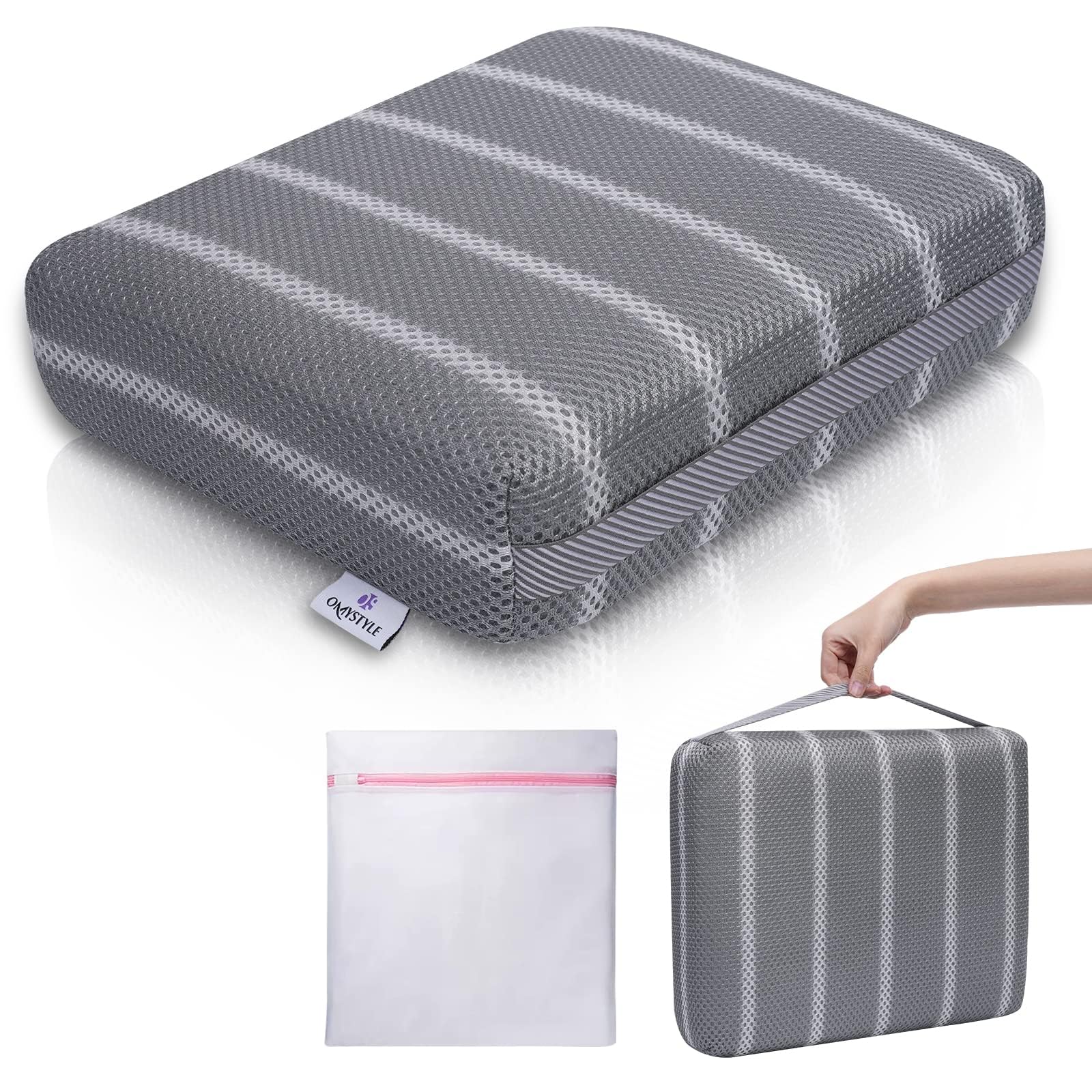 OS OMYSTYLE hot tub cushion pillow weighted for stable seating during soaks