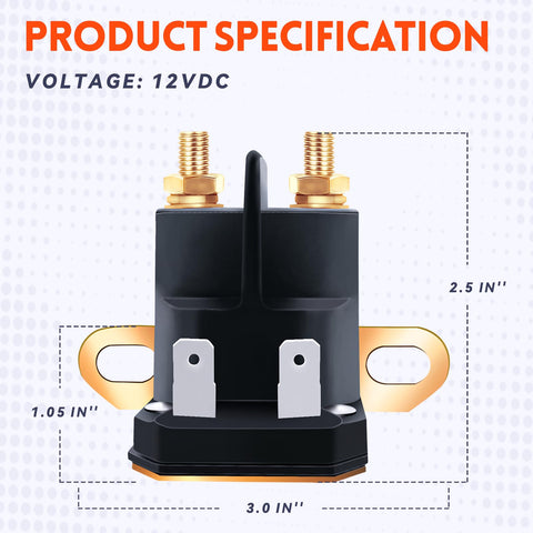 Osakesukar 12V solenoid side connector close-up with wiring interface.