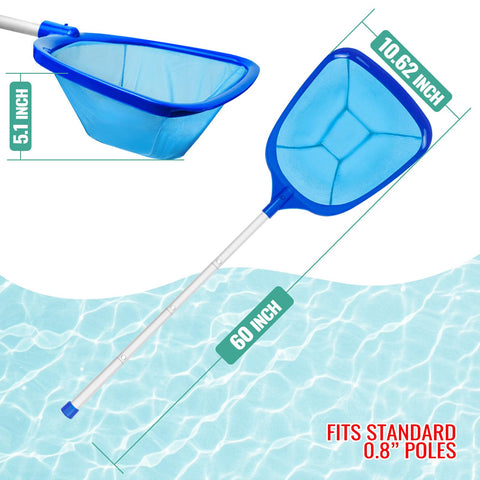 OSAMEDA pool skimmer net suited for pools ponds and more.