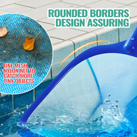 OSAMEDA ultra-fine mesh skimmer net provides thorough debris pickup while preserving water clarity.