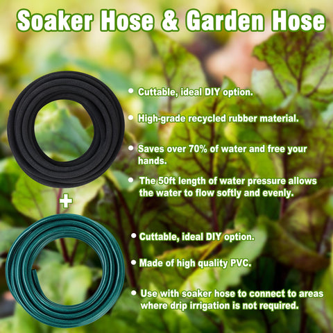 Oscorna irrigation for garden bed lawn and trees provides comprehensive coverage