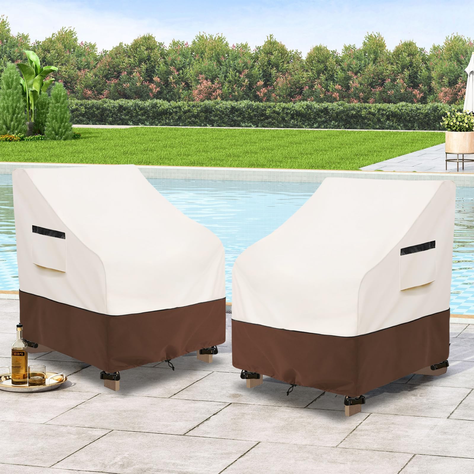 Osileyo packaging box showing two-pack delivery for patio chairs