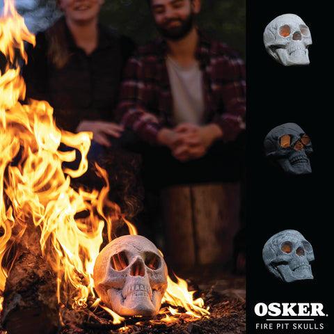 OSKER includes protective packaging keeps the ceramic skull securely protected during transport.
