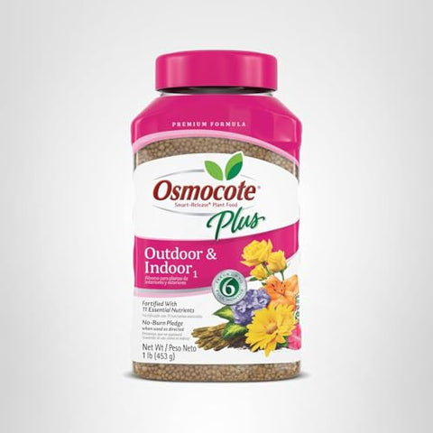 Osmocote no-burn pledge label for safe use