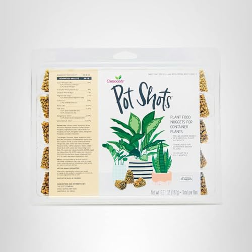 Osmocote PotShots for outdoor containers showing vibrant plant results