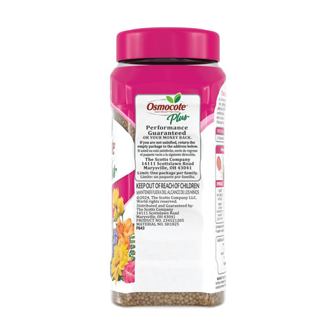 Indoor plant receiving steady nutrition from Osmocote