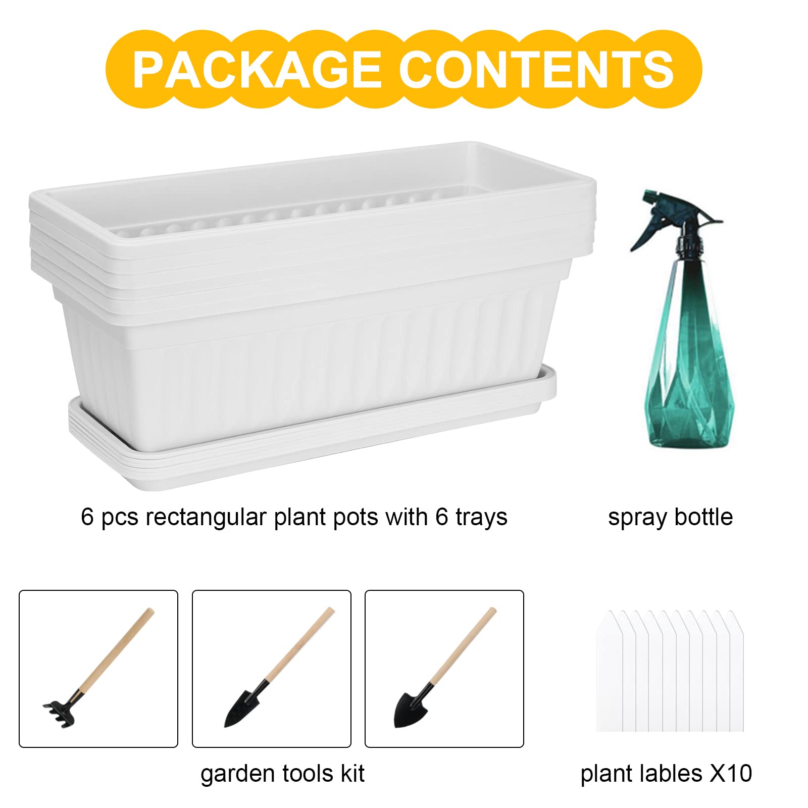 OSMOFUZE six pack window boxes ideal for windowsills.