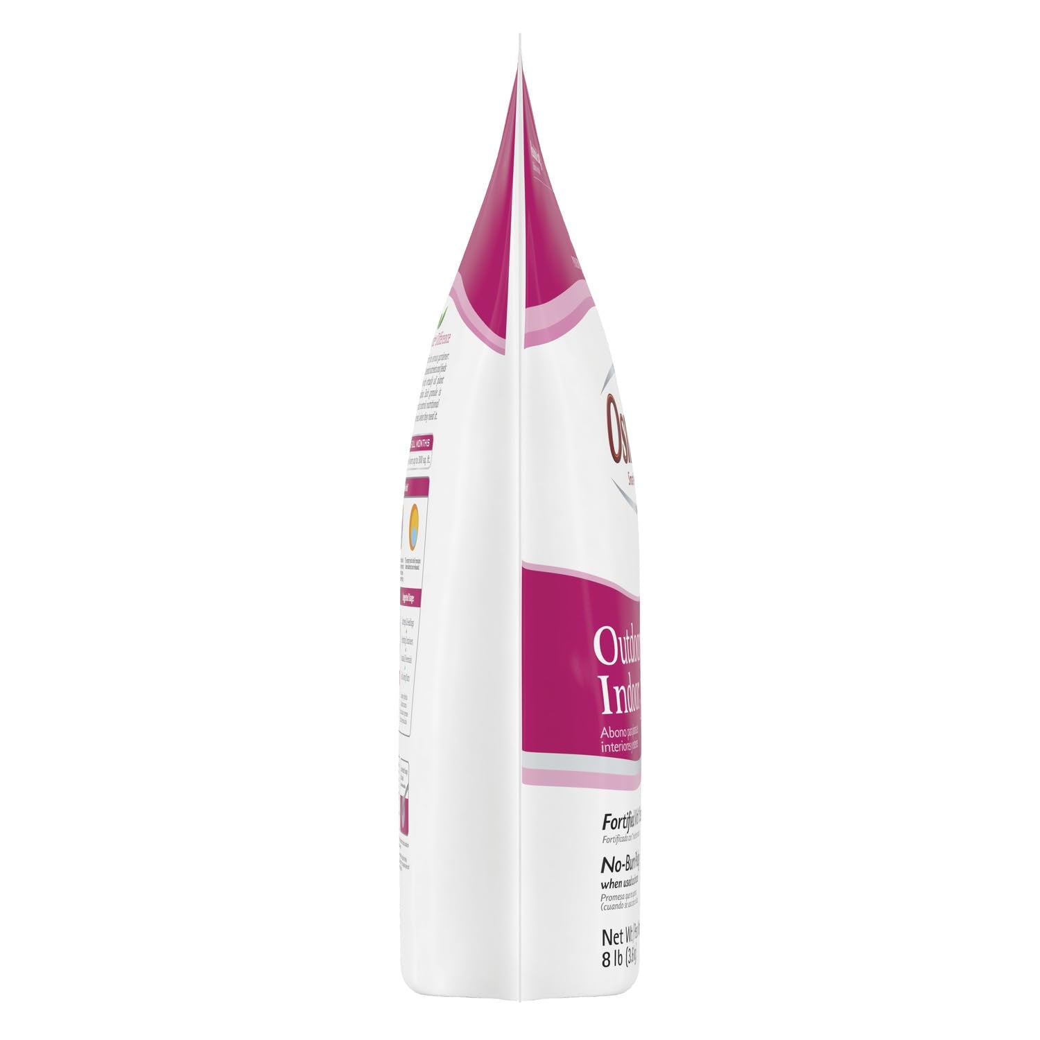 Osmocote resin-coated granules release nutrients gradually for steady feeding.