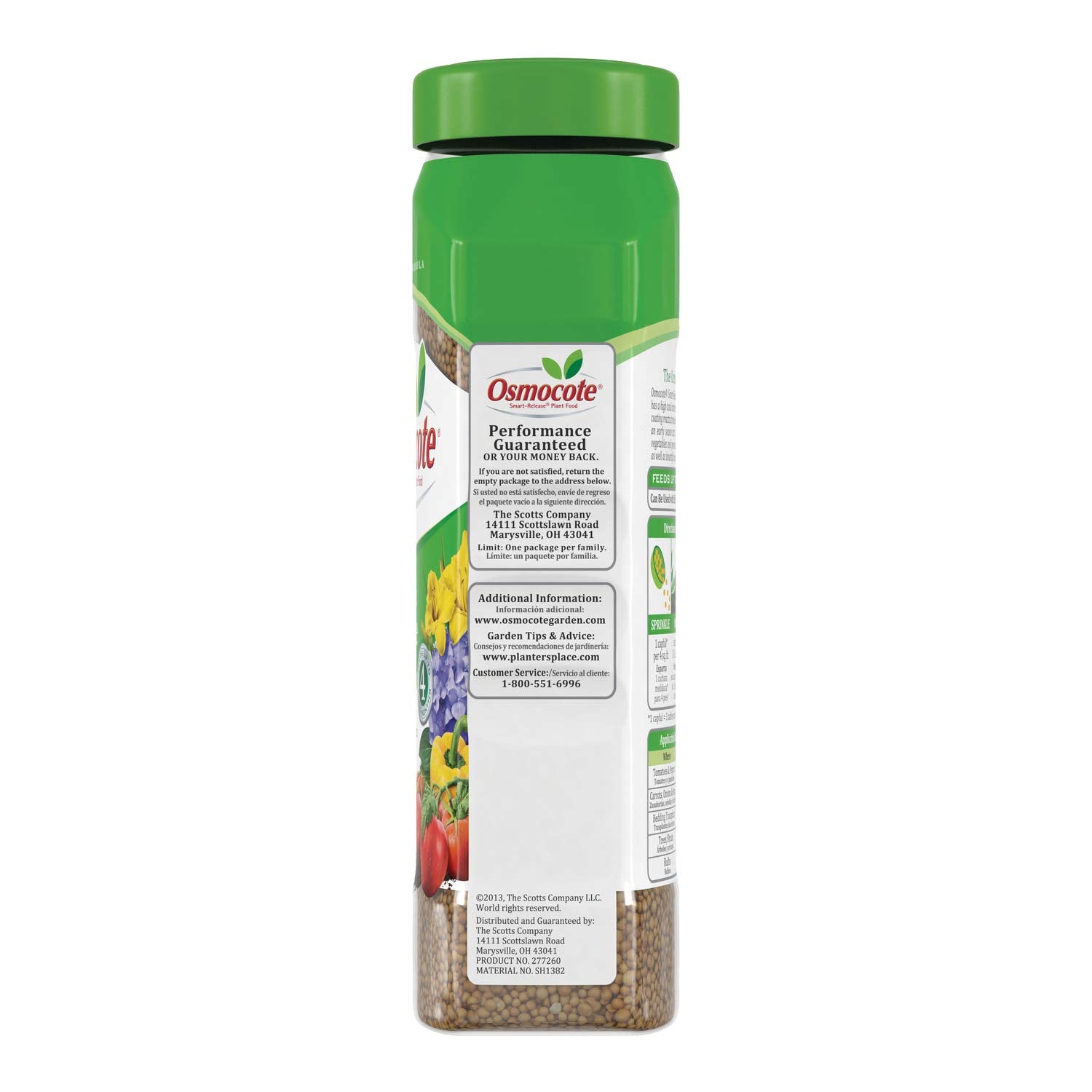 Osmocote Smart-Release provides months of steady feeding to plants.