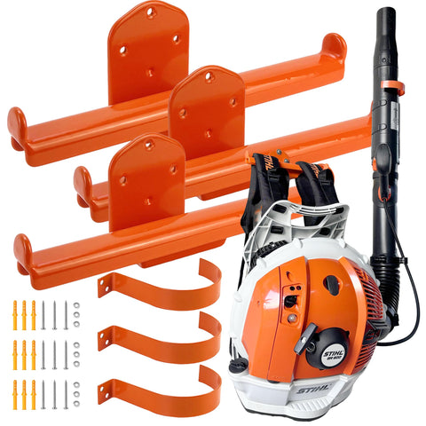 OSROENE backpack blower hanger with tube hook keeps tools neatly organized on the wall
