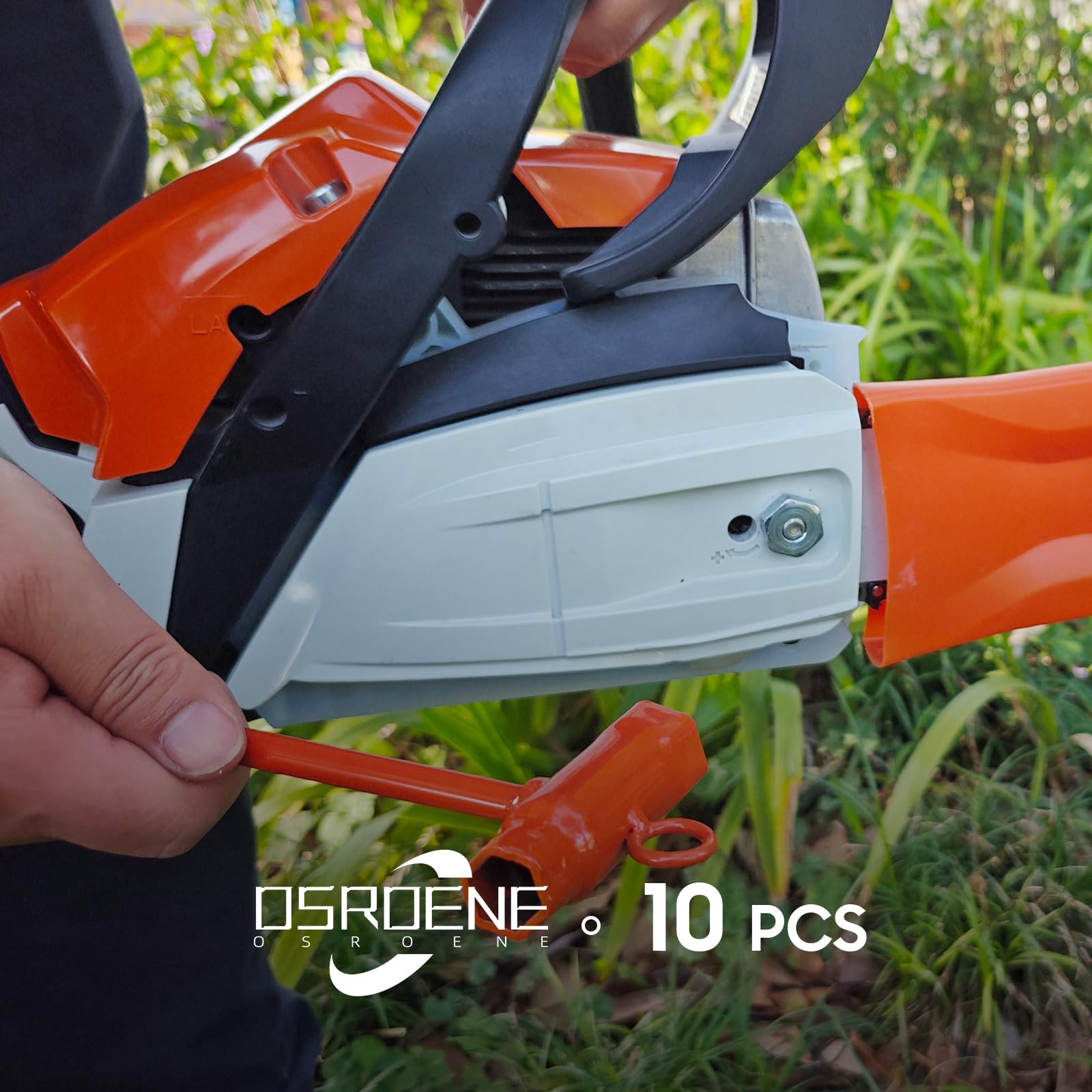 OSROENE bar nut installation with wrench view for quick field use