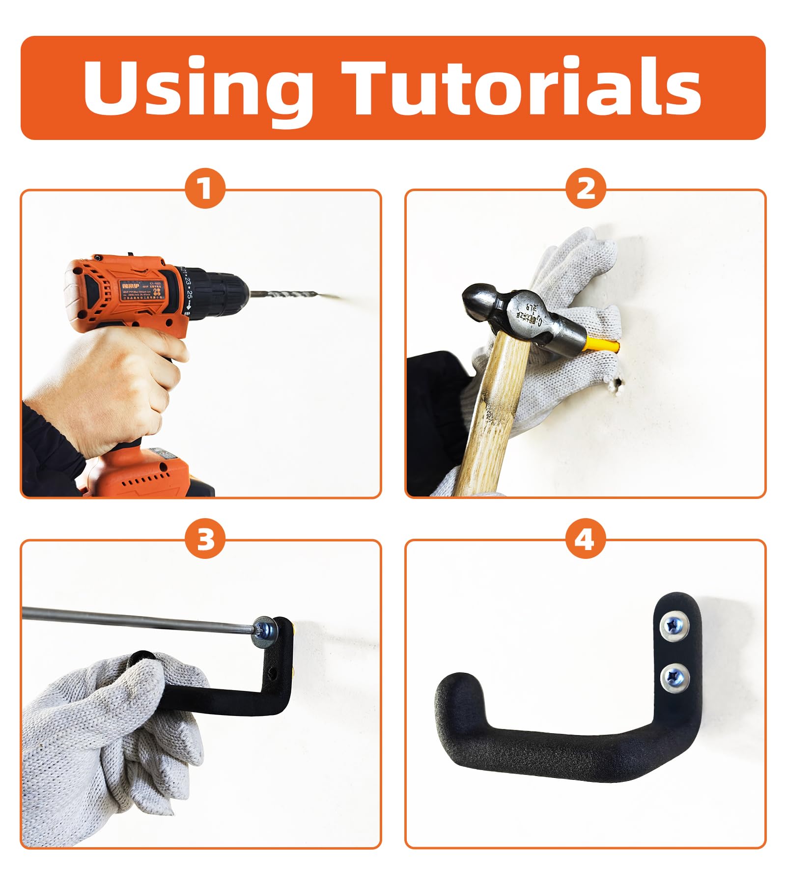 OSROENE chainsaw hanger helps transform garage and shed space into tidy storage.