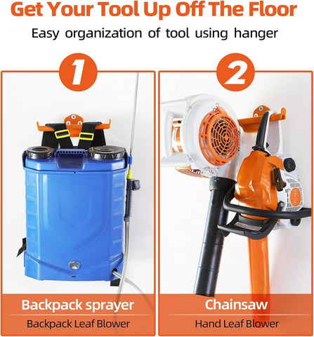 OSROENE chainsaw wall mount stand provides solid support for tools