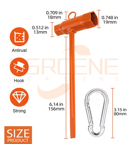 OSROENE wrench 13mm and 19mm fits Stihl and Husqvarna for compatibility.