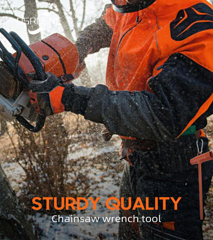 OSROENE chainsaw wrench universal fit compatible with major brands.