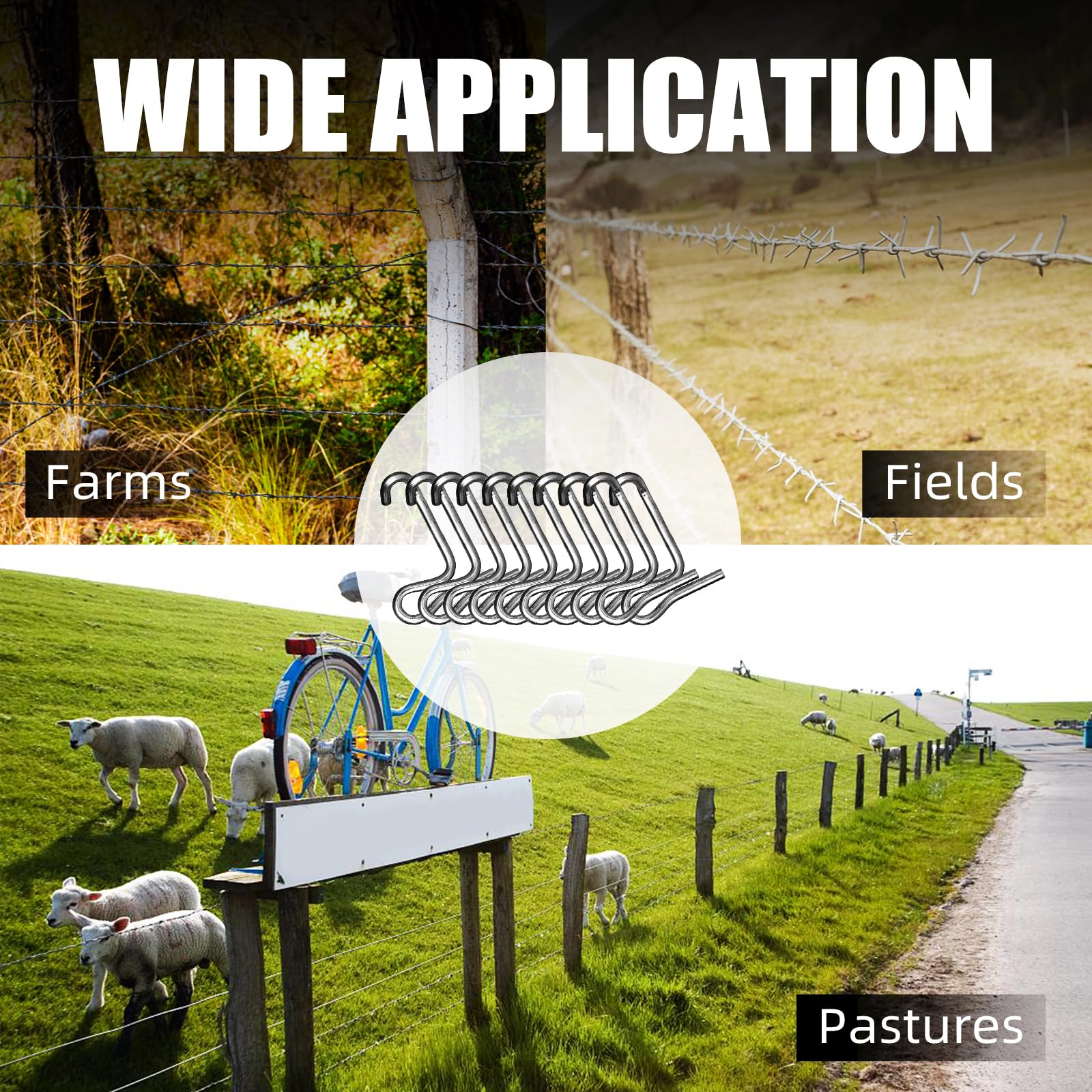 OSROENE fence repair for farm and garden keeps wires taut and aligned