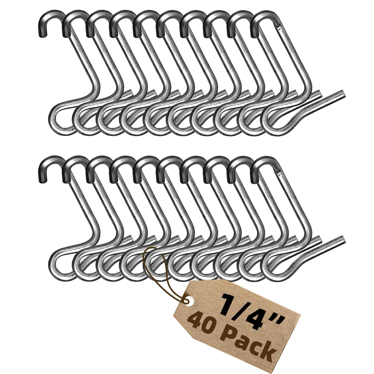 OSROENE fence wire tightener clips 40pcs for secure fence maintenance