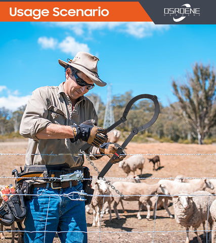 OSROENE fence fixer rivets and shackles resist rust for durable, safe maintenance.