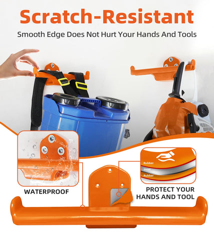 OSROENE protective orange coating prevents strap damage during mounting.