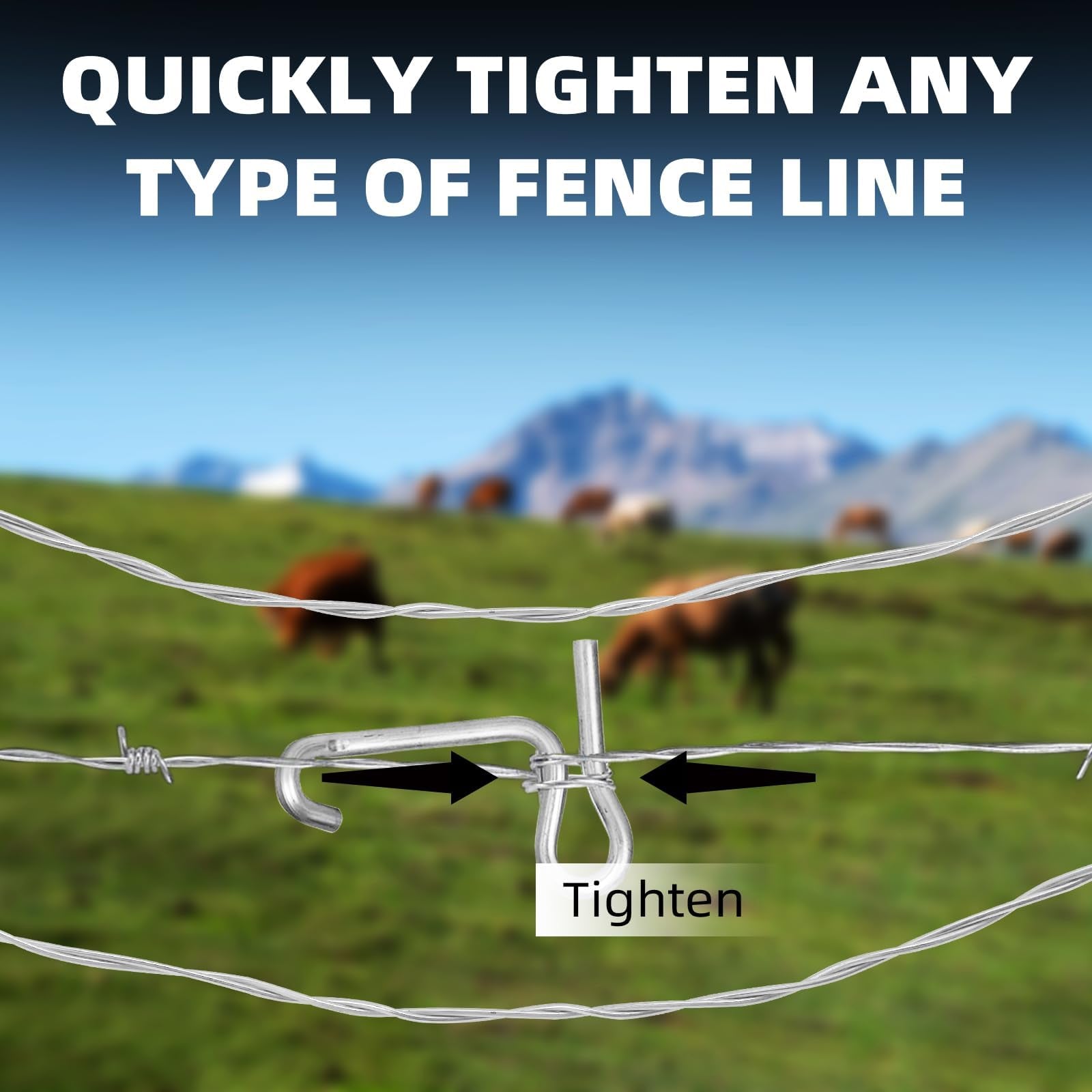 OSROENE tensioning tool closeup shows rugged metal construction.