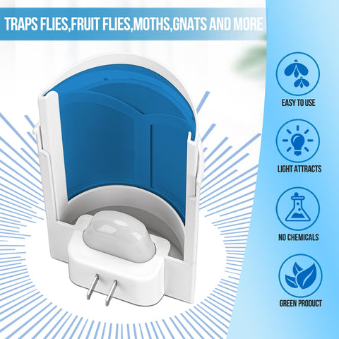 OSVDO Flying Insect Trap adhesive board captures insects securely with strong glue.
