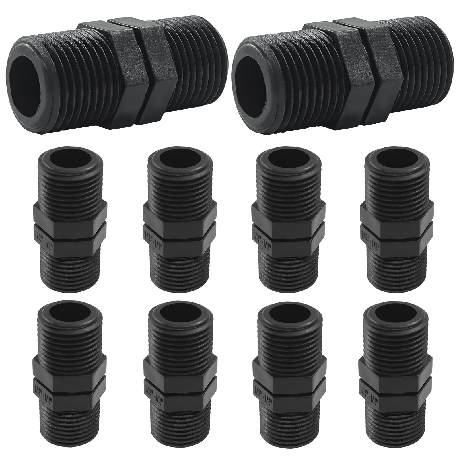 OSVJE double-male pipe thread head riser assembly for easy extension of sprinklers.
