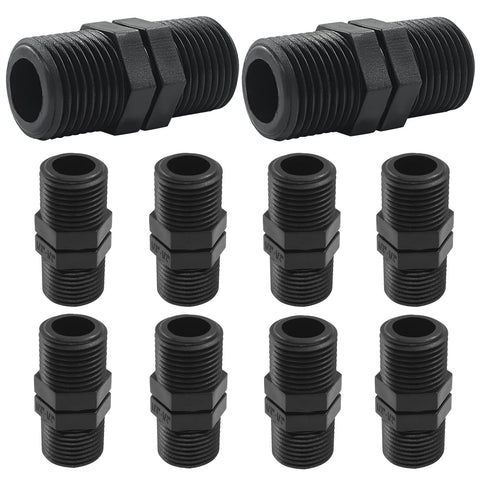 OSVJE double-male pipe thread head riser assembly for easy extension of sprinklers.