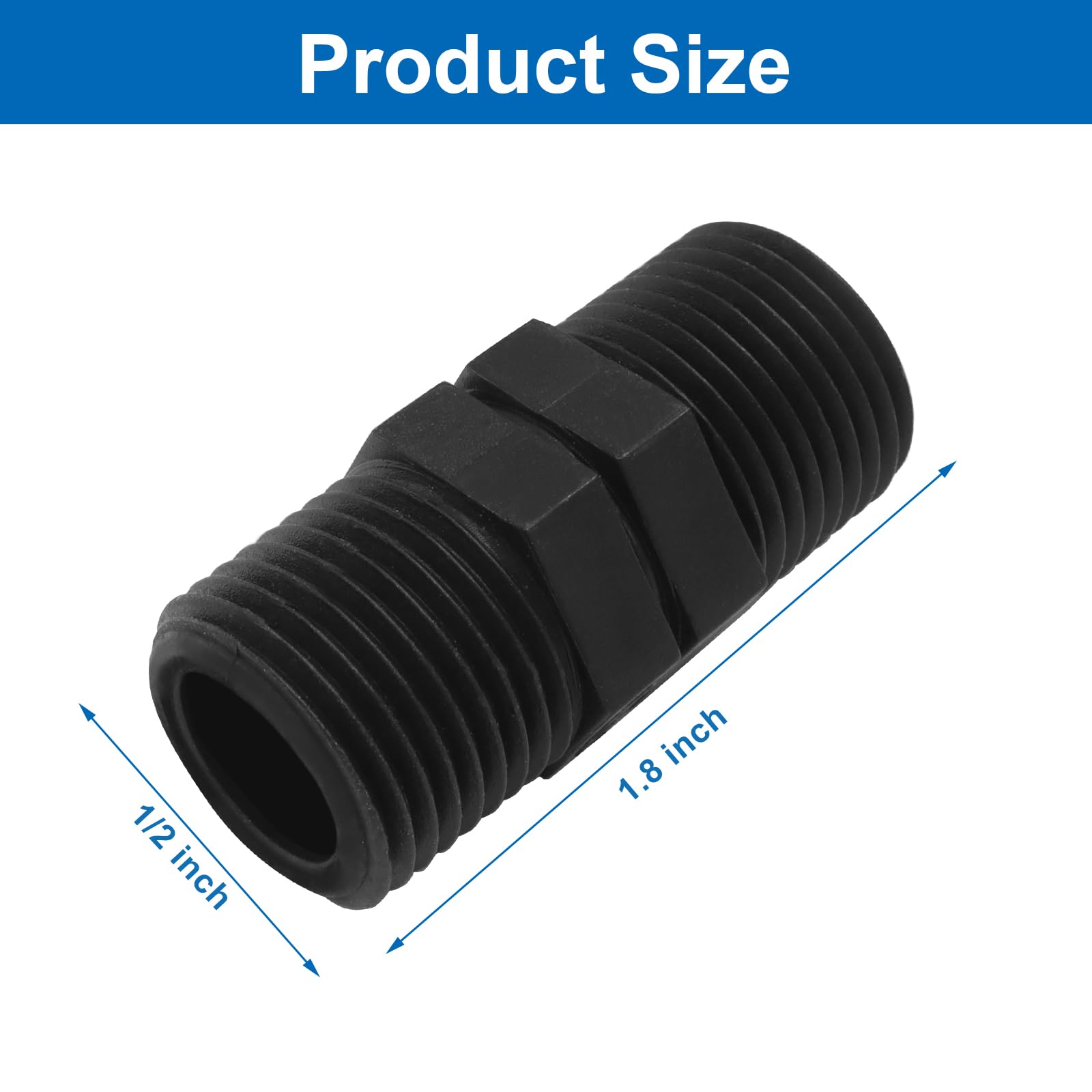 OSVJE durable plastic sprinkler riser shown for outdoor, rust-resistant performance.