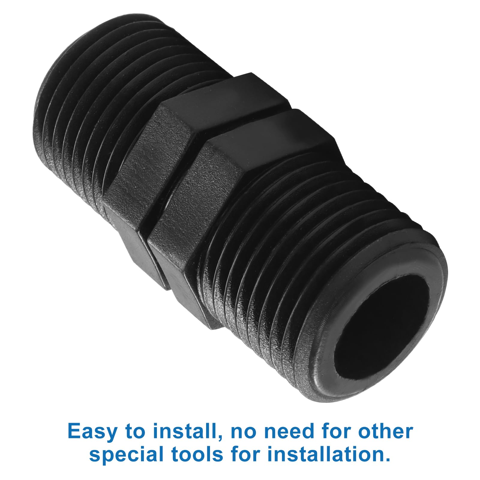 OSVJE easy installation illustration emphasizing tool-free setup for irrigation upgrades.