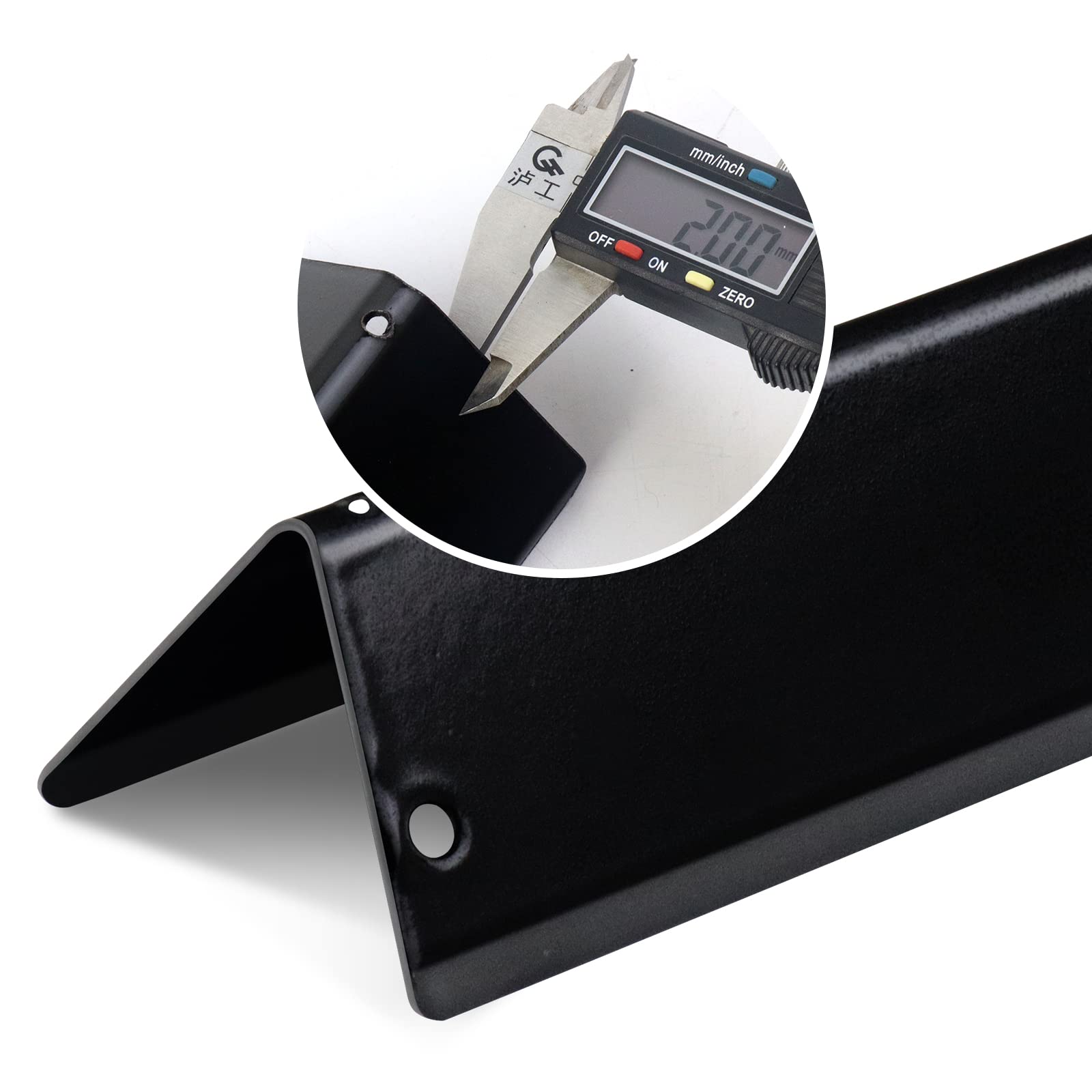 OTAMECE heat deflectors 12-1/2 by 4-1/4 inch guard burners and reduce flare